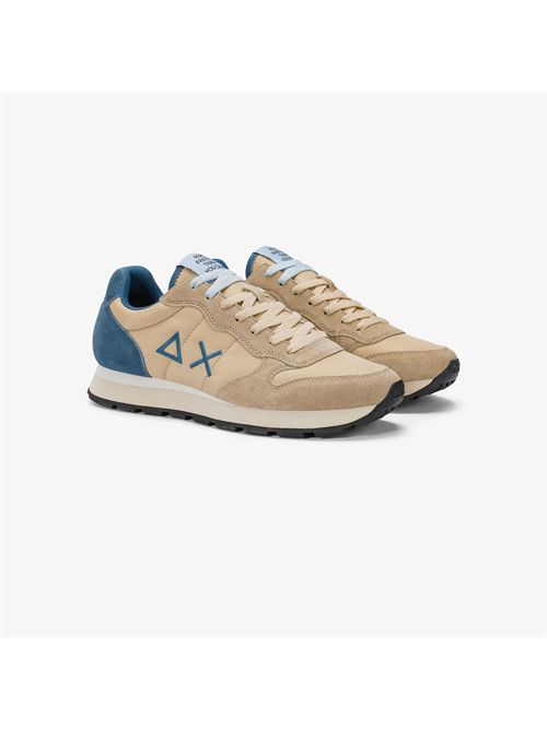 Sneaker Tom Multicolor in nylon e suede beige SUN 68 | BZ36106/16